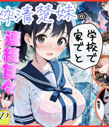 【エロ漫画raw】純粋清楚妹のブラ透け事件から、学校で家でと連続甘々中出し懇願SEXした話