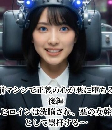 【エロ漫画raw】洗脳マシンで正義の心が悪に堕ちる話 後編 〜エースヒロインは洗脳され、悪の女幹部を女神として崇拝する〜