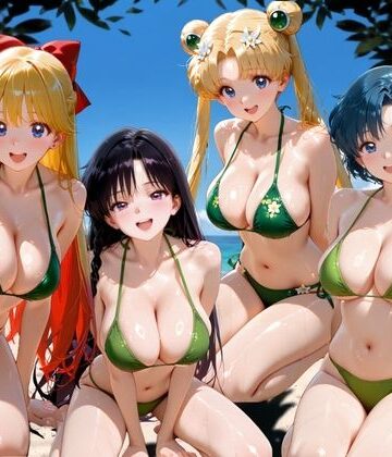 【エロ漫画raw】ビーチで出会った美女をナンパしてメス堕ちさせた話 セー○ームーン
