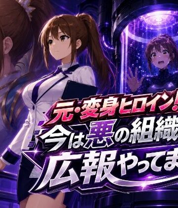 【エロ漫画raw】元・変身ヒロイン！今は悪の組織の広報やってます