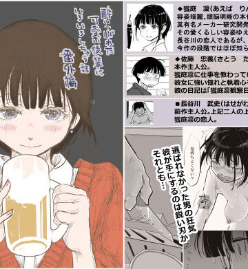 【エロ漫画raw】酔いつぶれた可愛い後輩にいろいろしちゃう話 番外編