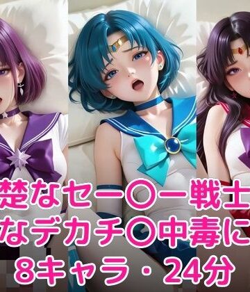 【エロ漫画raw】清楚なセー〇ー戦士を淫乱なデカチ〇中毒にする