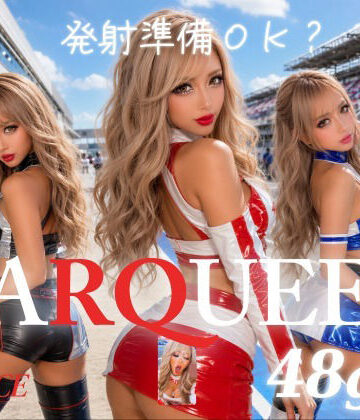 【エロ漫画raw】【404FACE】GARQUEEN ド派手メイクの最強レースクイーンギャルに大量顔射！☆48人☆【4K超高画質動画】Facial Compilation