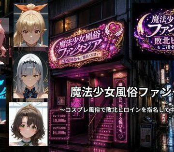 【エロ漫画raw】魔法少女風俗ファンタジア 〜コスプレ風俗で敗北ヒロインを指名して中出しするまで〜