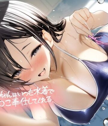 【エロ漫画raw】後輩ちゃんはいつも水着でおま〇こ奉仕してくれる【フォーリーサウンド】