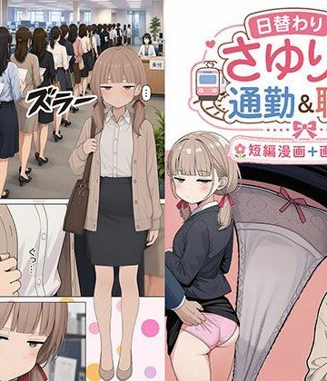 【エロ漫画raw】日替わりさゆりさんの通勤＆職場 短編漫画＋画像集
