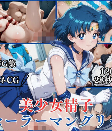 【エロ漫画raw】美少女精子セーラーマングリー【横型動画＆CG集・ボテ腹・中出し】